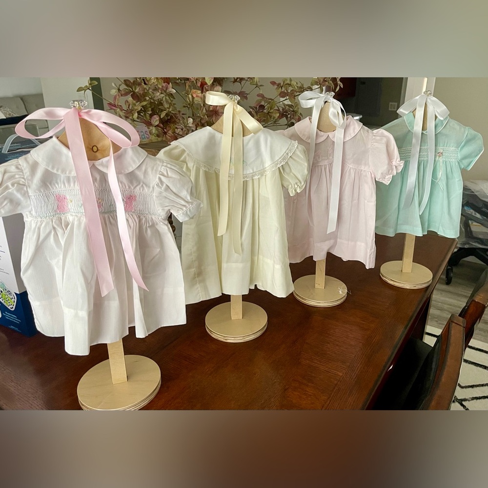 Bundle of 4 Vintage Baby Dresses
